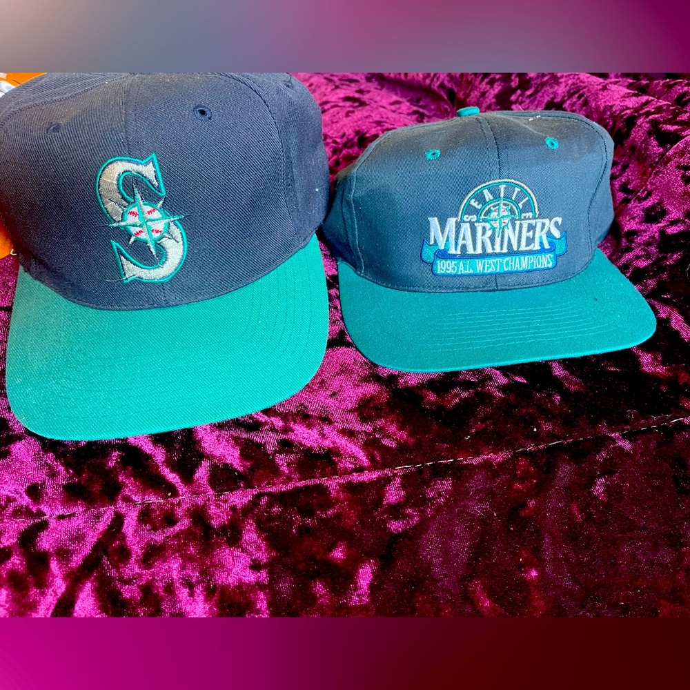 Vintage Seattle mariners hats